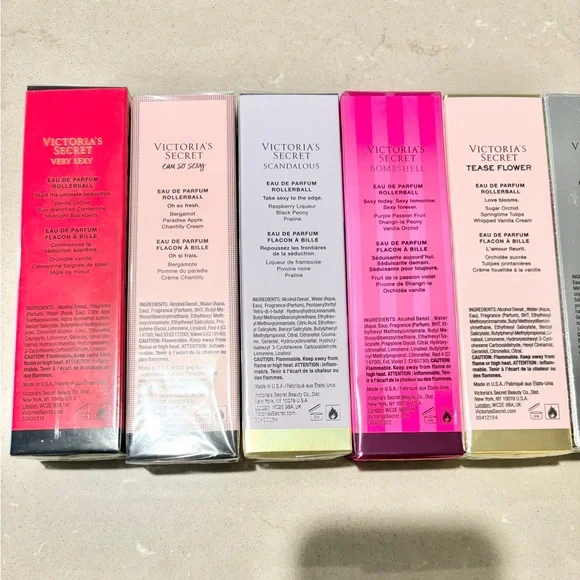 Victoria’s Secret VS 10-Piece Roller Bundle: Bombshell Tease Flower Angel RARE - Picture 12 of 16